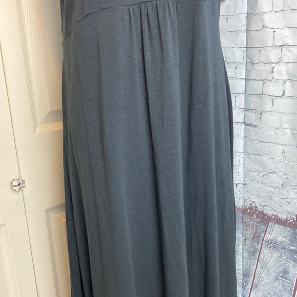 Columbia PFG Cotton Blend Maxi Dress XL Black Hike Camping Fishing Granola Girl - Picture 7 of 16